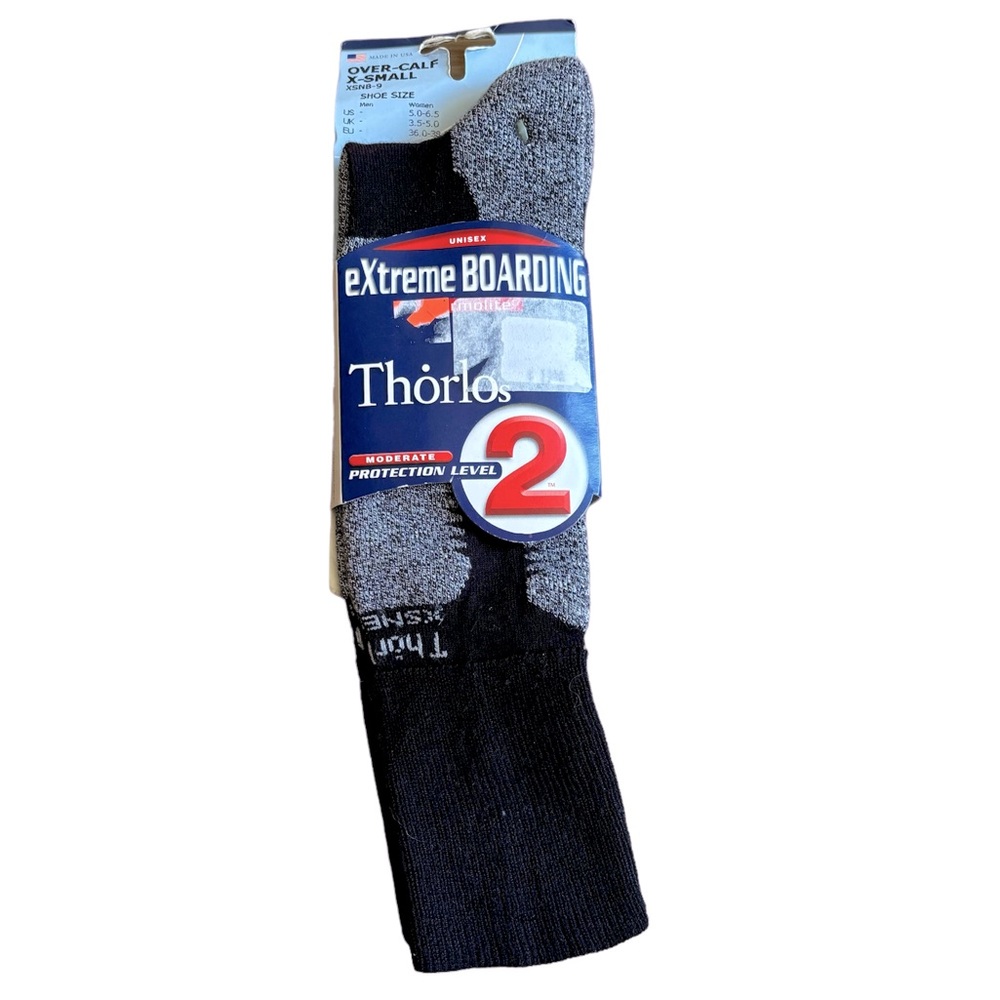 Thorlos Unisex Moderate 2 Protection extreme BOARDING over calf X-small Socks